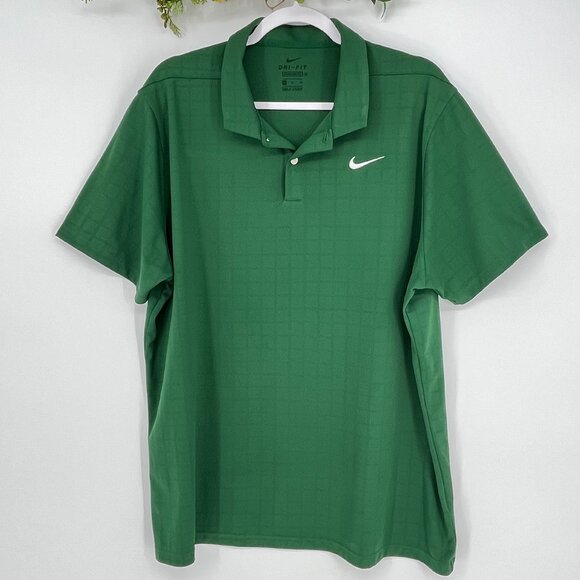 Nike Other - Nike Dri Fit Polo Mens Golf Size XL Dark Green